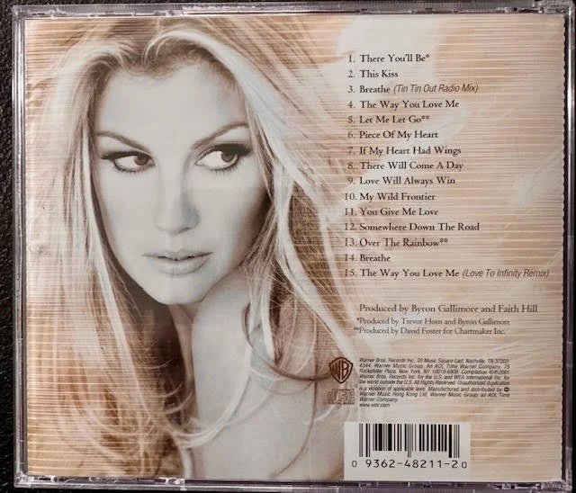 Faith Hill – There You'll Be (CD, 2001, Warner Bros. Records 9362-48211-2) - Maple City Music