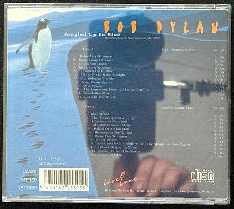 Bob Dylan – Tangled Up In Blue (2 × CD, Unofficial Release, 1993, Live Line LL 2-25515) - Maple City Music