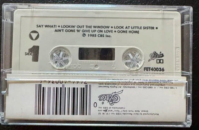Stevie Ray Vaughan And Double Trouble – Soul To Soul (Cassette, 1985, Epic FET 40036)