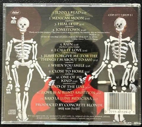 Concrete Blonde – Mexican Moon (CD, 1993, Capitol Records / I.R.S. Records CDP 0777 7 81129 2 1) - Maple City Music