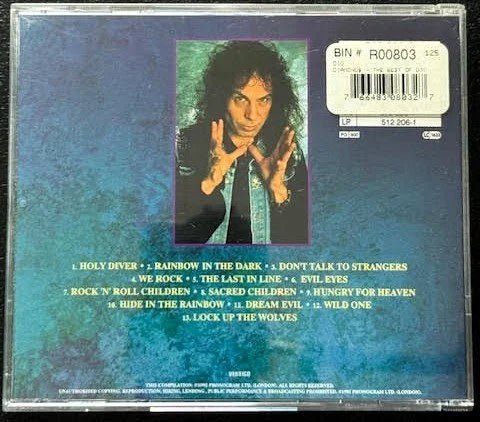 Dio – Diamonds - The Best Of Dio (CD, Compilation, Misprint, 1996, Vertigo 512 206-2) - Maple City Music