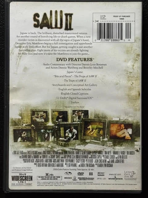 Saw II – Widescreen Edition (Used)