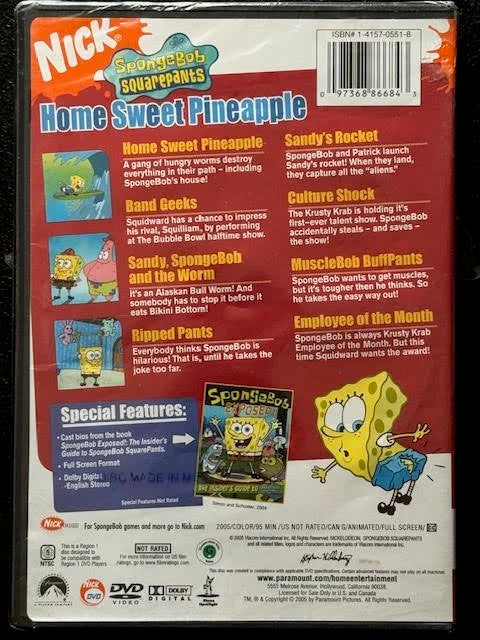 SpongeBob SquarePants — Home Sweet Pineapple (Sealed) (New)
