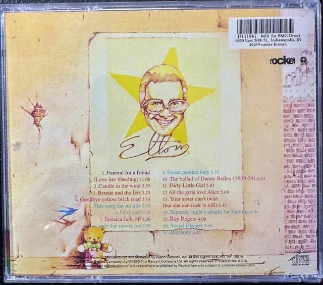 Elton John – Goodbye Yellow Brick Road (CD, 1995, The Rocket Record Company / Island Records 314 528 159-2) - Maple City Music