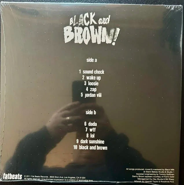 Black Milk & Danny Brown – Black and Brown (LP, 2026, Fat Beats FB5152)