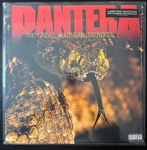 Pantera – The Great Southern Trendkill (White & Sandblasted Orange Marbled LP, 2021, RCV1 61908)