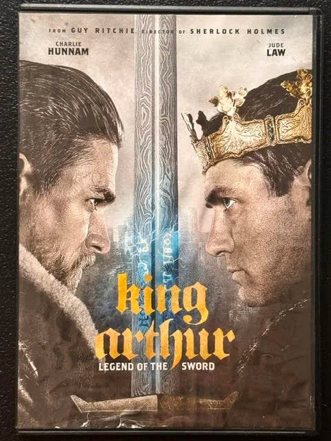 King Arthur: Legend of the Sword (DVD, 2017, Warner Bros.)