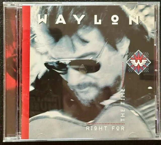 Waylon Jennings – Right For The Time (CD, 1996, Justice JR-1948-2) - Maple City Music