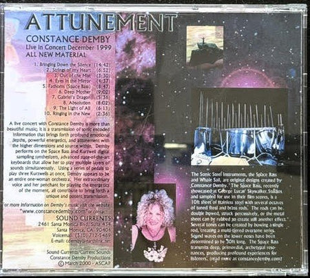 Constance Demby – Attunement (CD, 2000, Sound Currents Productions) - Maple City Music