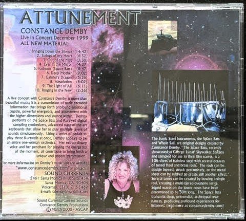 Constance Demby – Attunement (CD, 2000, Sound Currents Productions)