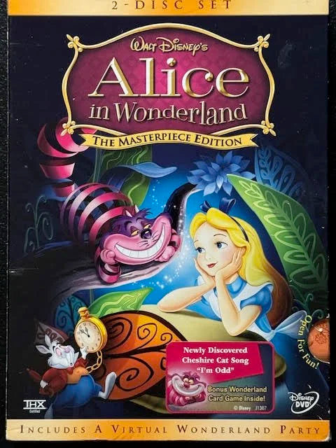 Alice in Wonderland – Masterpiece Edition (2-Disc Set) (DVD, 2-Disc Masterpiece Edition, Buena Vista Home Entertainment)