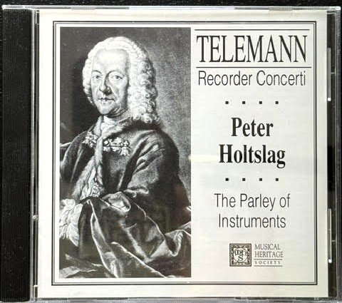 Georg Philipp Telemann – Recorder Concerti (CD, 1991, Musical Heritage Society 512323F)