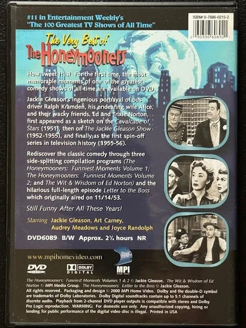 The Honeymooners — The Very Best of The Honeymooners (Used)