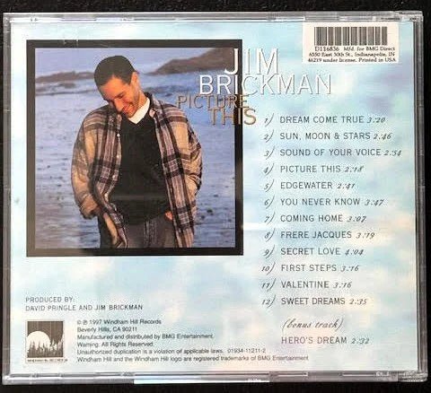 Jim Brickman – Picture This (Used) - Maple City Music