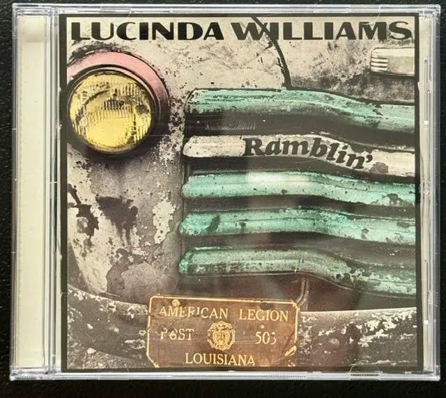 Lucinda Williams – Ramblin' (CD, Reissue, Remastered, Smithsonian Folkways CD SF 40042) - Maple City Music