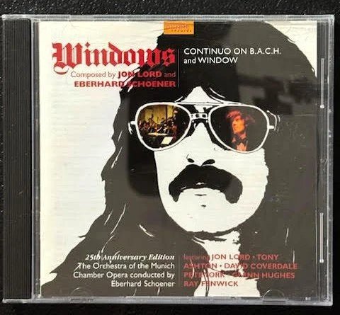 Jon Lord – Windows (CD, 1999, Purple Records PUR 322) - Maple City Music