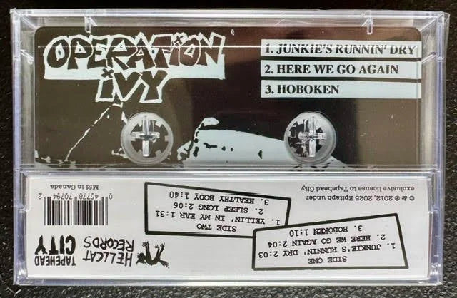 Operation Ivy – Hectic E.P. (Cassette, Tapehead Records)