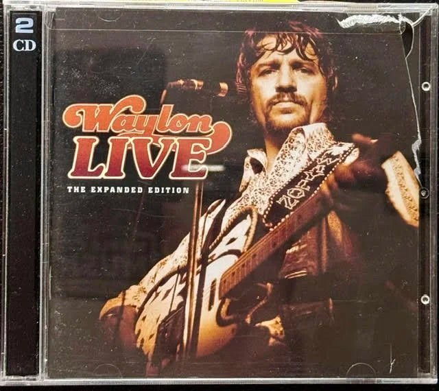 Waylon Jennings – Waylon Live: The Expanded Edition (2CD, 2003, RCA/BMG Heritage 82876 18552-2) - Maple City Music