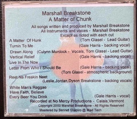 Marshall Breakstone – A Matter of Chunk (New) - Maple City Music