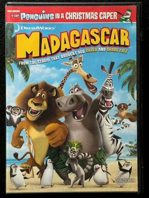 Madagascar — Includes The Penguins in a Christmas Caper (Used)