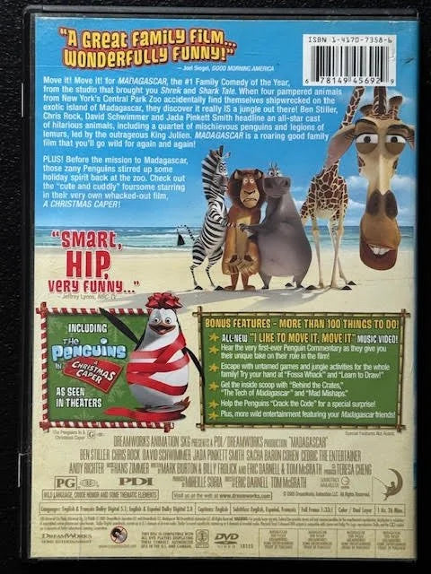 Madagascar — Includes The Penguins in a Christmas Caper (Used)