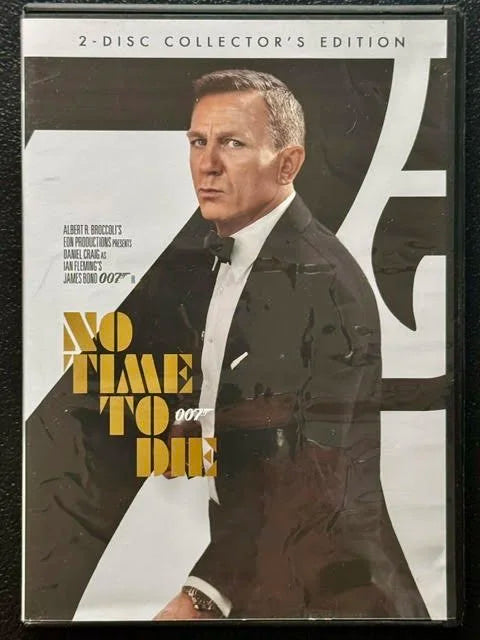 No Time to Die – 2-Disc Collector’s Edition (DVD, 2021, MGM / Universal / Warner Bros.)