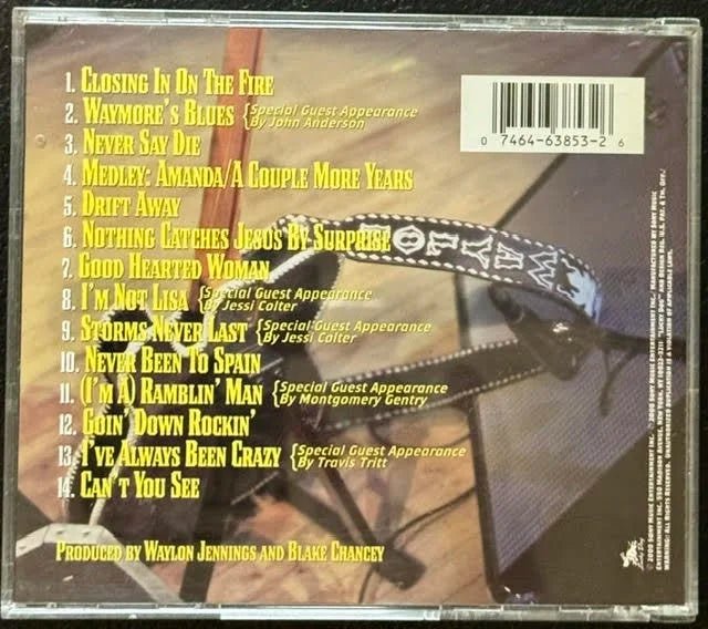 Waylon & The Waymore Blues Band – Never Say Die Live (CD, 2000, RCA 07863-63853-2) - Maple City Music