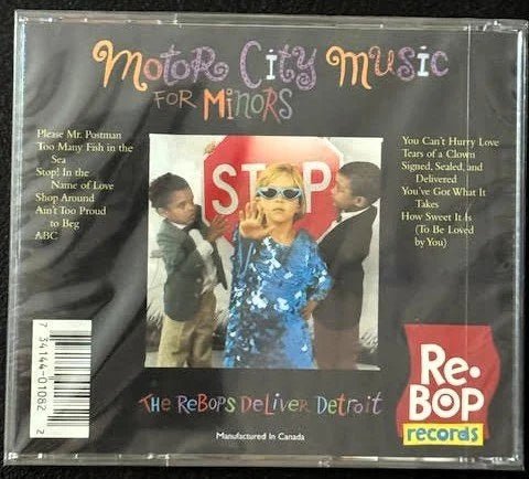 The Rebops — Motor City Music for Minors: The Rebops Deliver Detroit (New) - Maple City Music