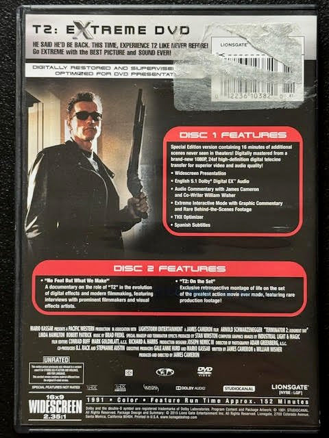 Terminator 2: Judgment Day — Extreme DVD Edition (Used)