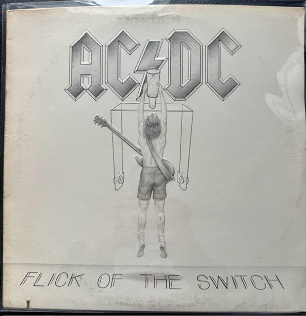 AC/DC – Flick of the Switch (LP, Album, 1983, Atlantic 7 80100-1) - Maple City Music