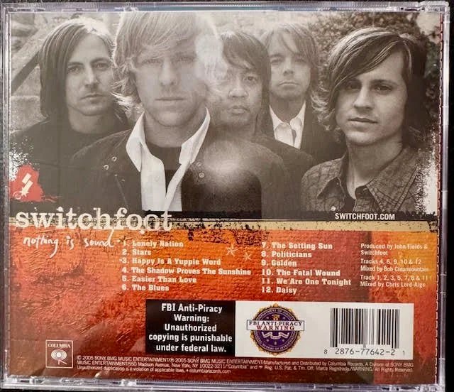 Switchfoot – Nothing Is Sound (Used) - Maple City Music