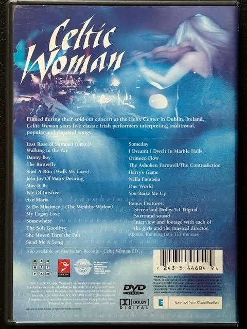 Celtic Woman (DVD, 2005, EMI Classics / Manhattan Records)