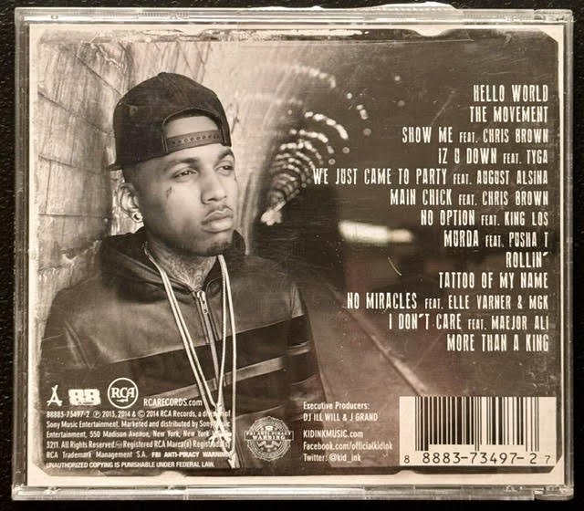 Kid Ink – My Own Lane (CD, 2014, Tha Alumni/88 Classic/RCA 88883-73497-2) - Maple City Music