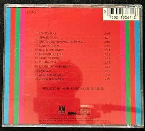 Herb Alpert & The Tijuana Brass – Greatest Hits (CD, Club Edition, A&M Records CD 3267) - Maple City Music