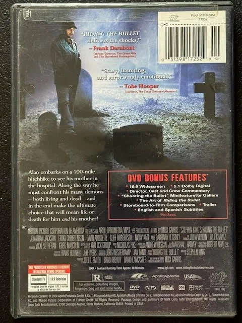 Riding the Bullet — Full-Length Theatrical Version (Used)
