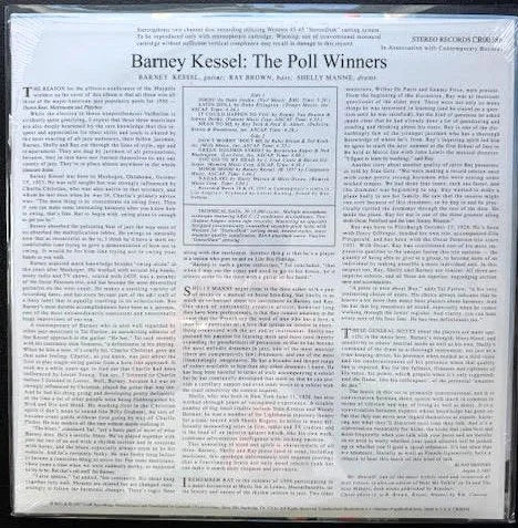 The Poll Winners – The Poll Winners (LP, 2022, Craft / Stereo CR00386, Acoustic Sounds Series 180g, Sealed) - Maple City Music