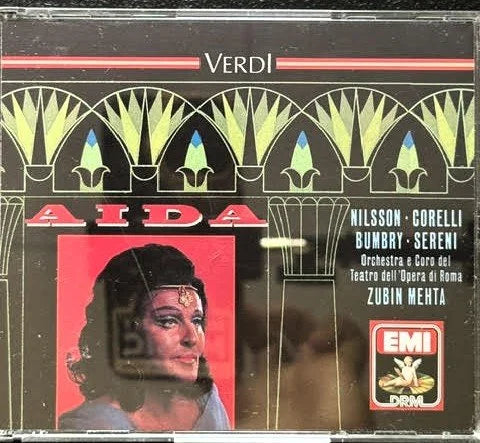 Giuseppe Verdi – Aida (2CD, 1989, EMI DRM D 201455)