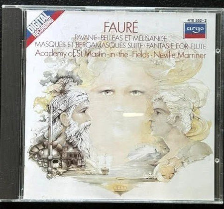 Gabriel Fauré – Pavane • Pelléas Et Mélisande Suite • Fantaisie For Flute • Masques Et Bergamasques Suite (CD, 1983, Argo 410 552-2) - Maple City Music