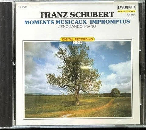 Franz Schubert – Moments Musicaux • Impromptus (CD, 1989, LaserLight Digital 15 609)