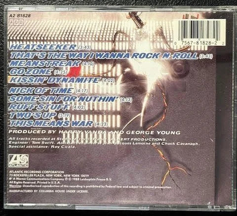 AC/DC – Blow Up Your Video (CD, Album, Club Edition, 1988, Atlantic A2 81828)