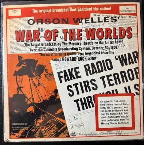 Orson Welles – War Of The Worlds (Used) - Maple City Music