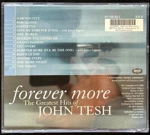John Tesh – Forever More (The Greatest Hits Of John Tesh) (Used) - Maple City Music