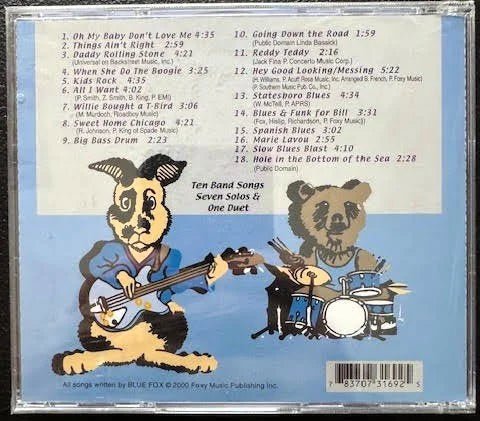 Blue Fox & the Rockin’ Daddies – Shades of Blue (CD, 2000, Blue Fox Music) - Maple City Music