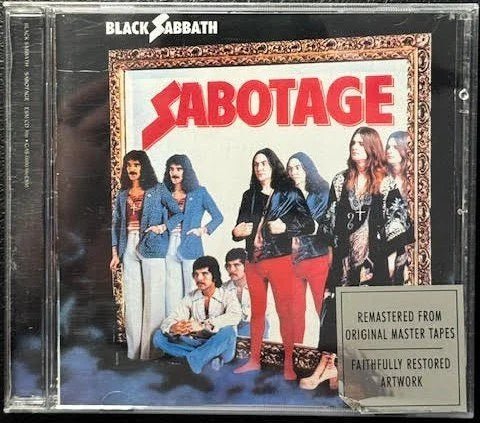 Black Sabbath – Sabotage (CD, Reissue, Remastered, 1996, Essential! Records ESM CD 306) - Maple City Music