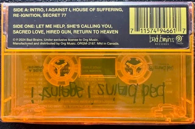Bad Brains – I Against I (Cassette, 2024, Org Music ORGM-2187) - Maple City Music