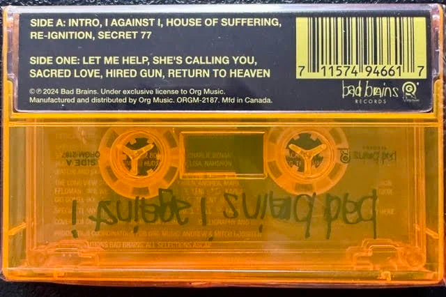 Bad Brains – I Against I (Cassette, 2024, Org Music ORGM-2187)