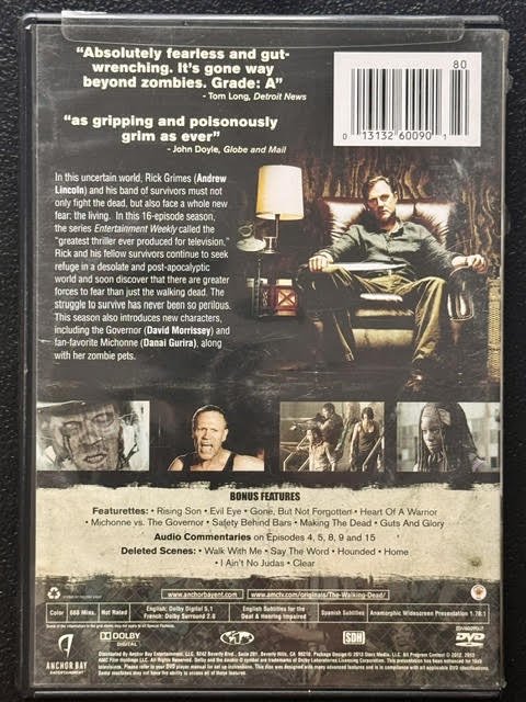 The Walking Dead – The Complete Third Season (DVD, Lionsgate / AMC Studios)
