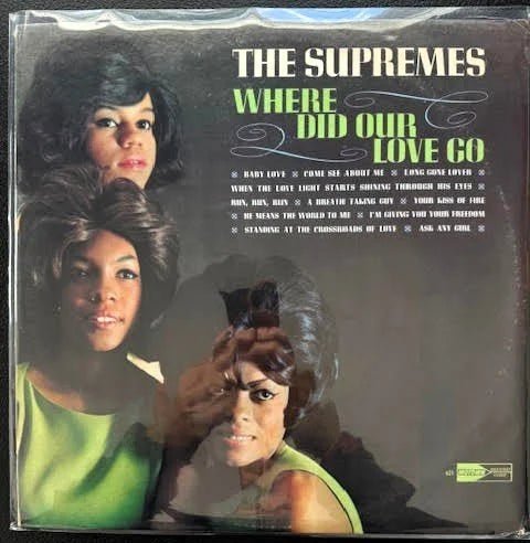 The Supremes – Where Did Our Love Go (LP, Album, Mono, 1964, Motown MT 621) - Maple City Music