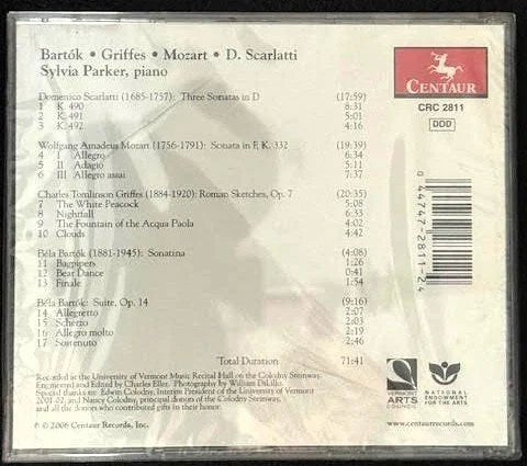 Sylvia Parker — Bartók • Griffes • Mozart • D. Scarlatti (New) - Maple City Music