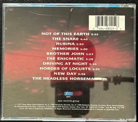 Joe Satriani – Not Of This Earth (Used) - Maple City Music